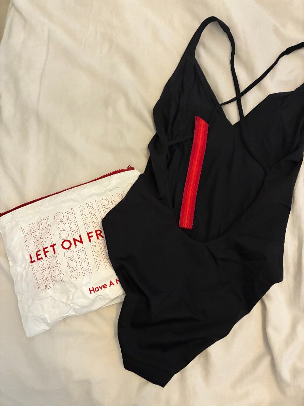 BRAND NEW Left on Friday Sunday Suit Black